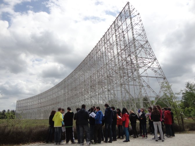Le grand radiotélescope de Nançay